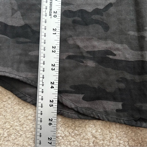 Sanctuary Long Sleeve Camouflage Button-Down Boyfriend Shirt - Picture 8 of 9